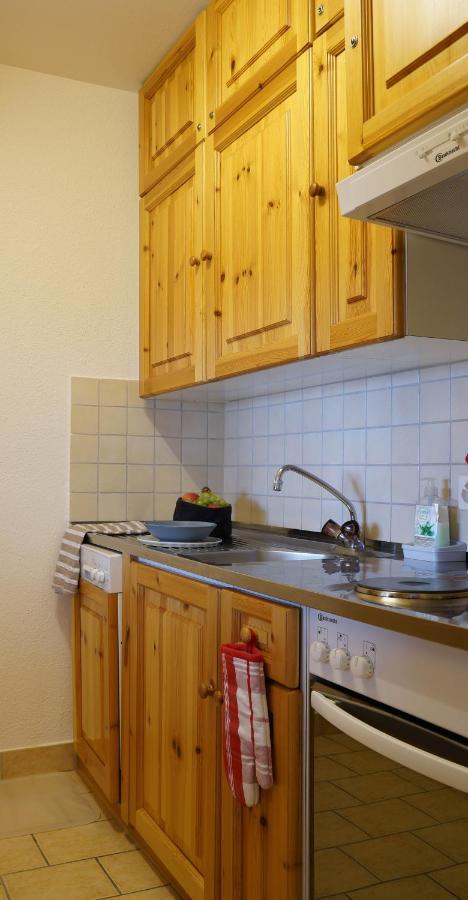 Zentrale Wohnung In St. Moritz Mit Grossem Balkon 外观 照片